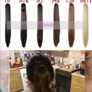 Synthetic Curly Hair Ponytail with Clasp.